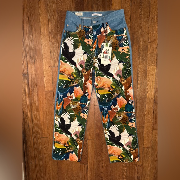 FARM Rio Denim - FARM Rio Multicolor Animal Print Jeans